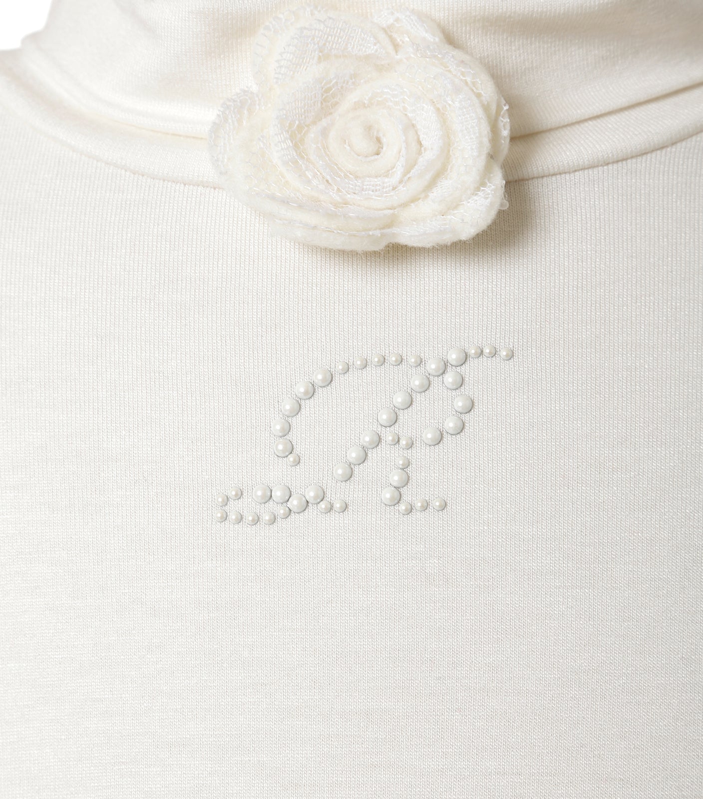 Set Encaje Blanco Blusa y Falda