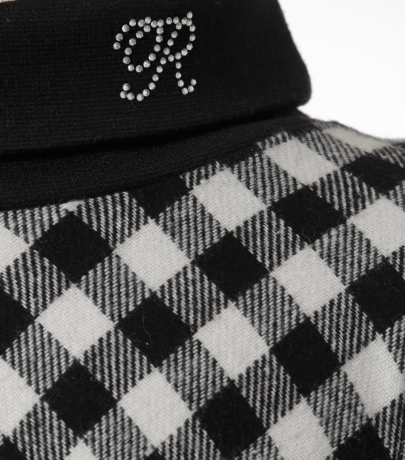 Vestido Cuello Alto Cuadros