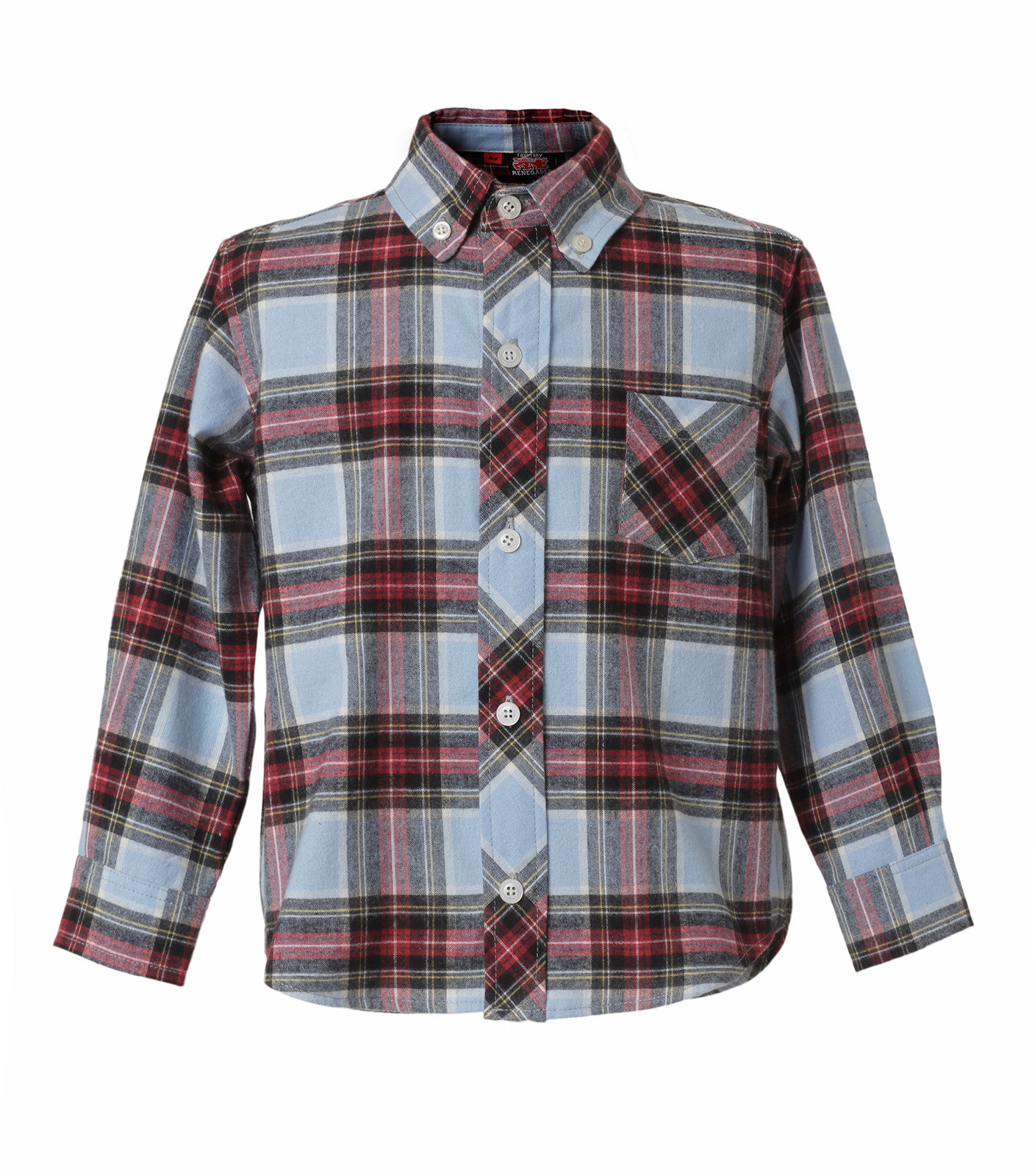 Camisa a Cuadros de Franela para Bebé