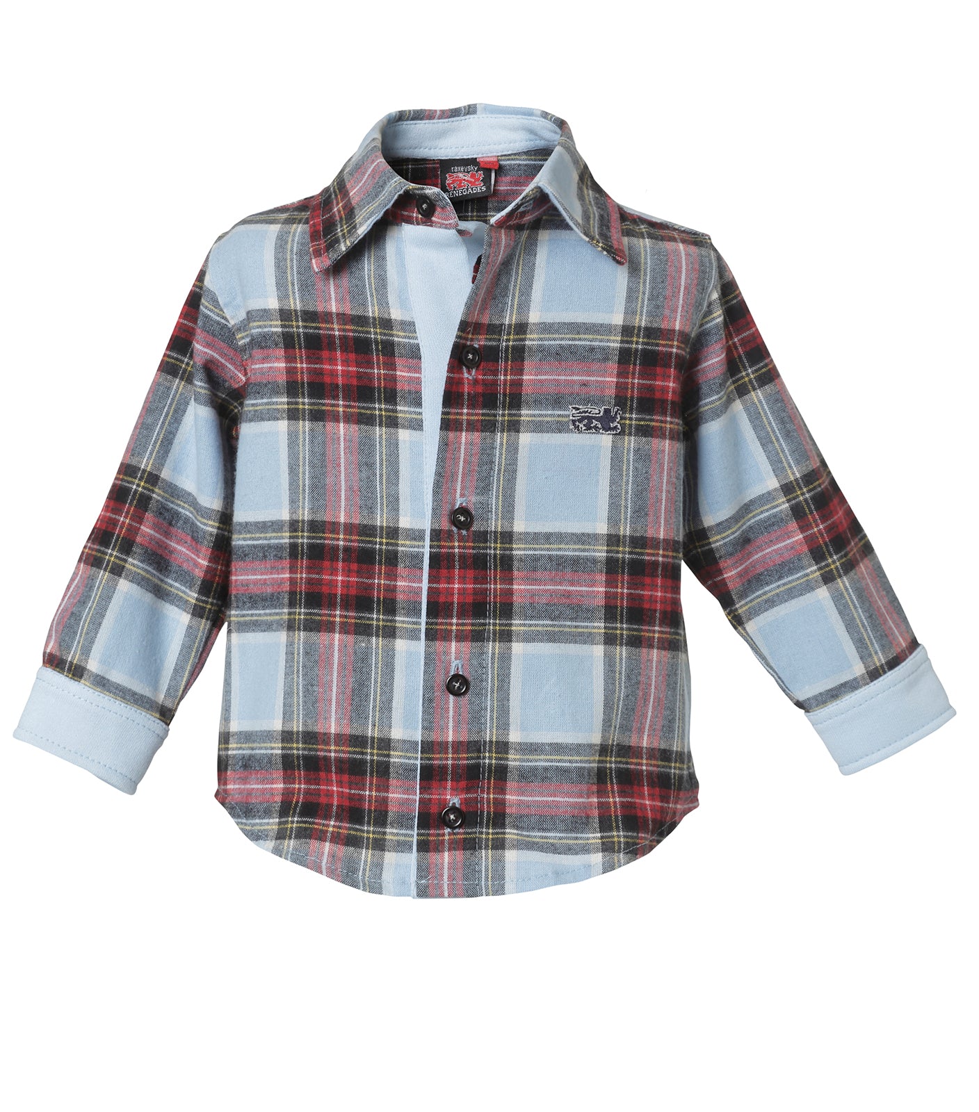 Camisa a Cuadros de Franela para Bebé