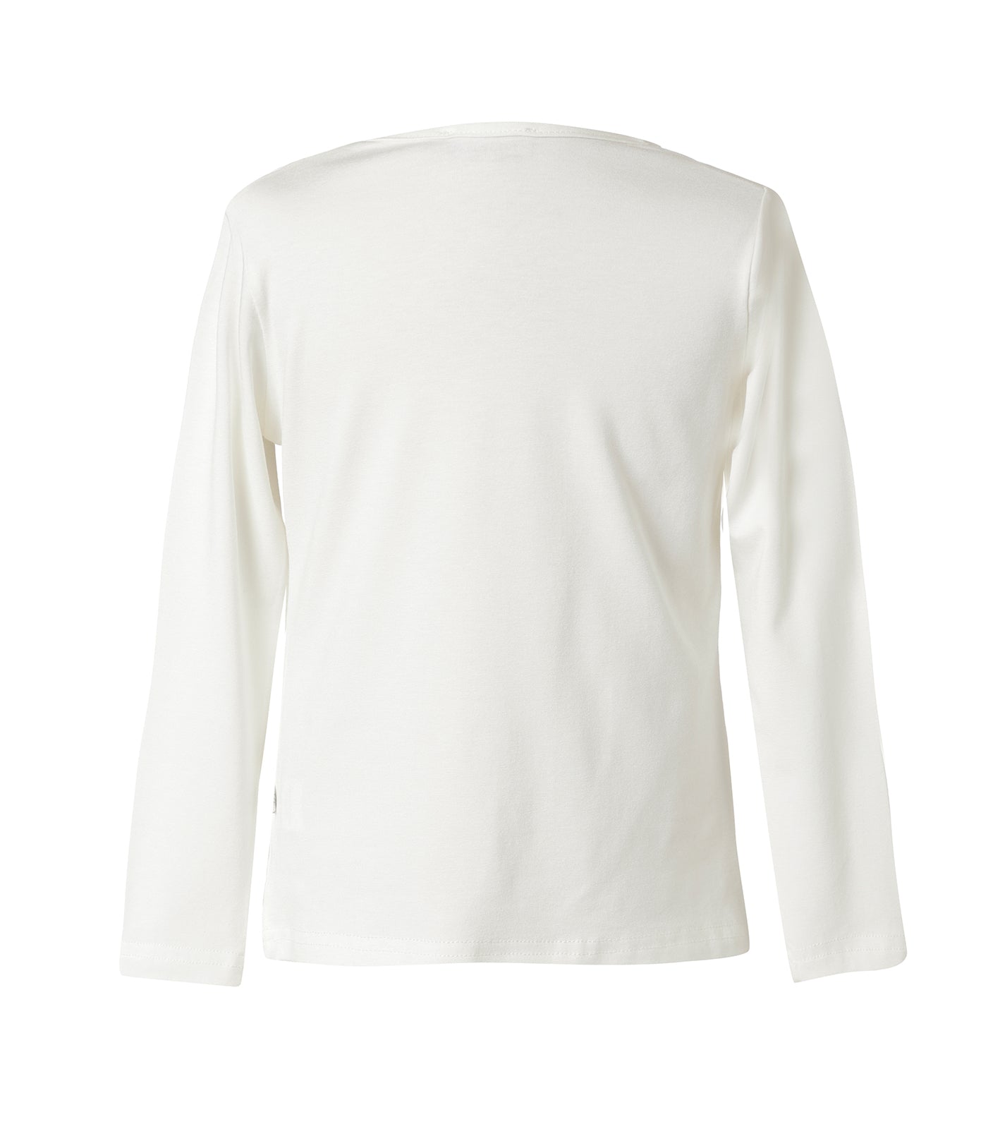 Blusa Blanca Cuello Redondo