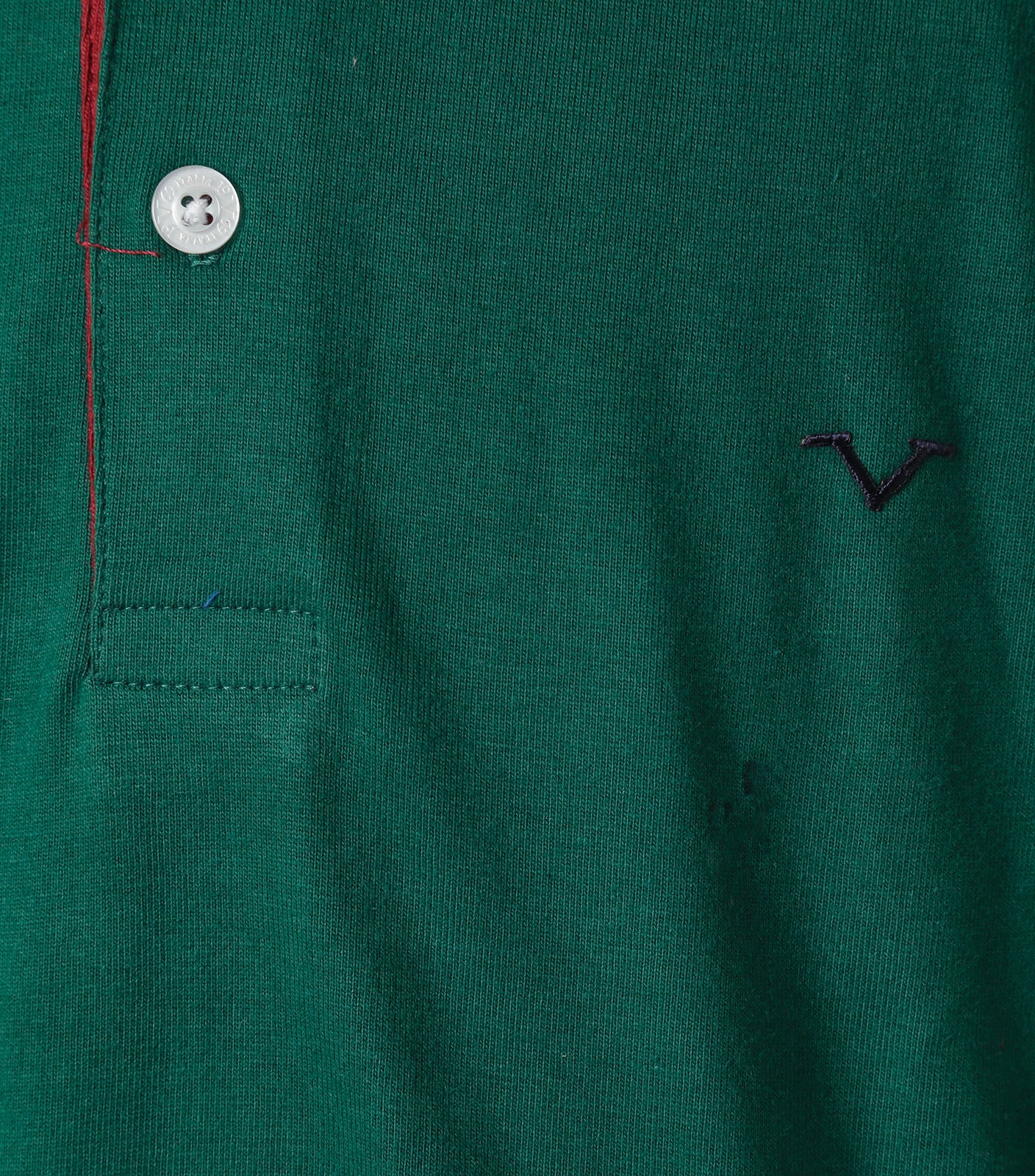 Playera Polo Verde Manga Larga