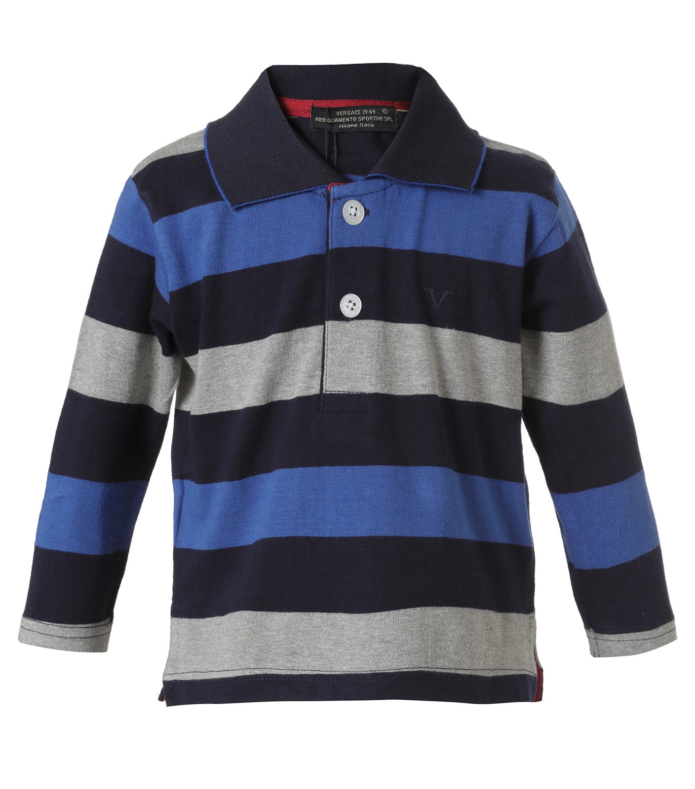 Polo Rayada Azul para Bebé