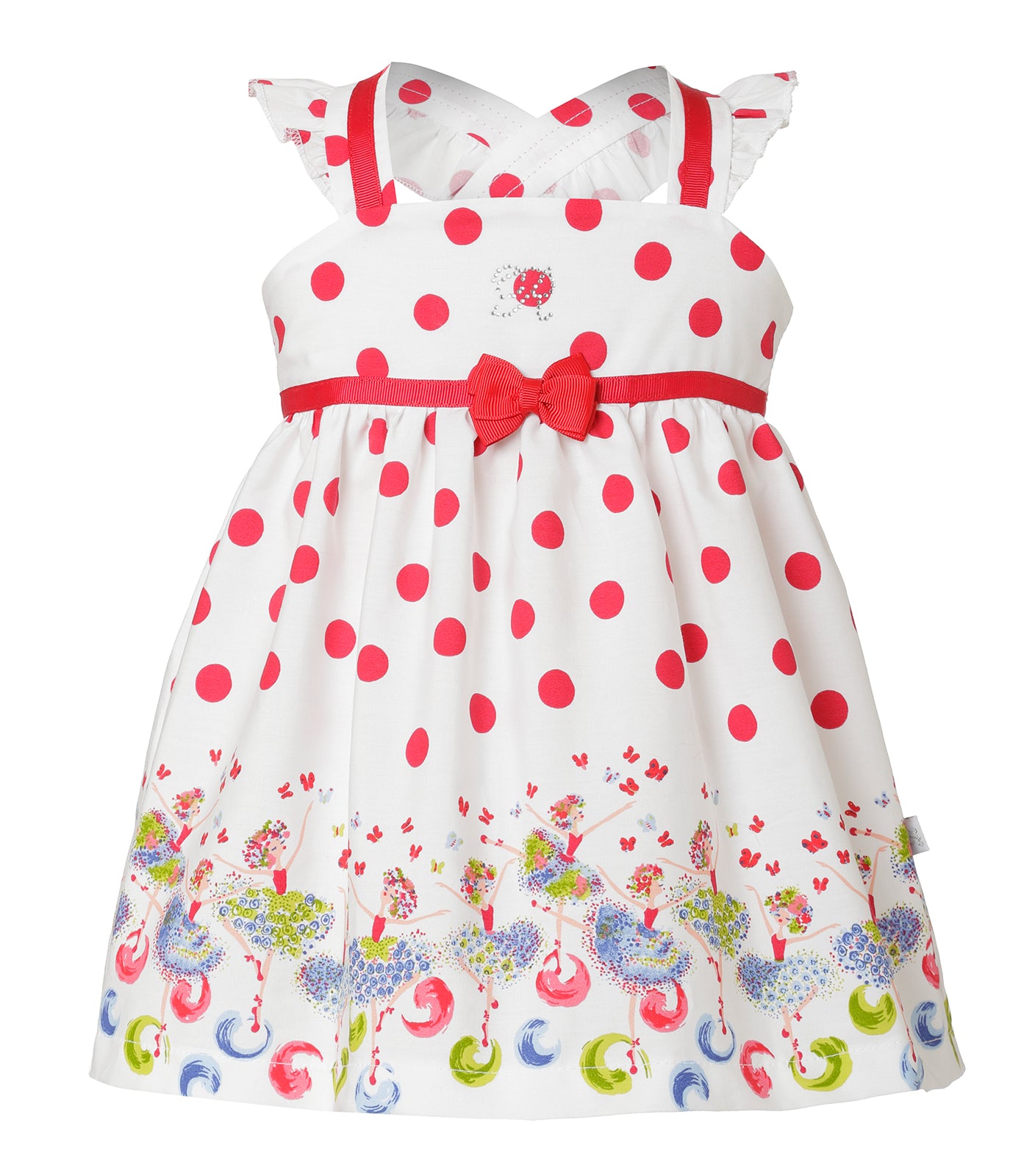 Vestido de Lunares Rojos Infant