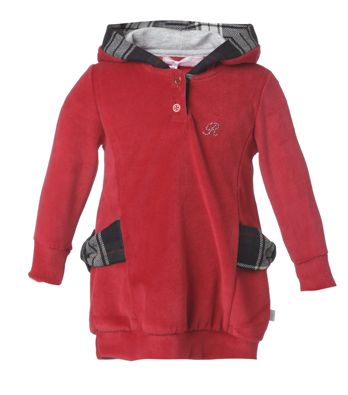 Vestido Terciopelo Rojo para Bebé