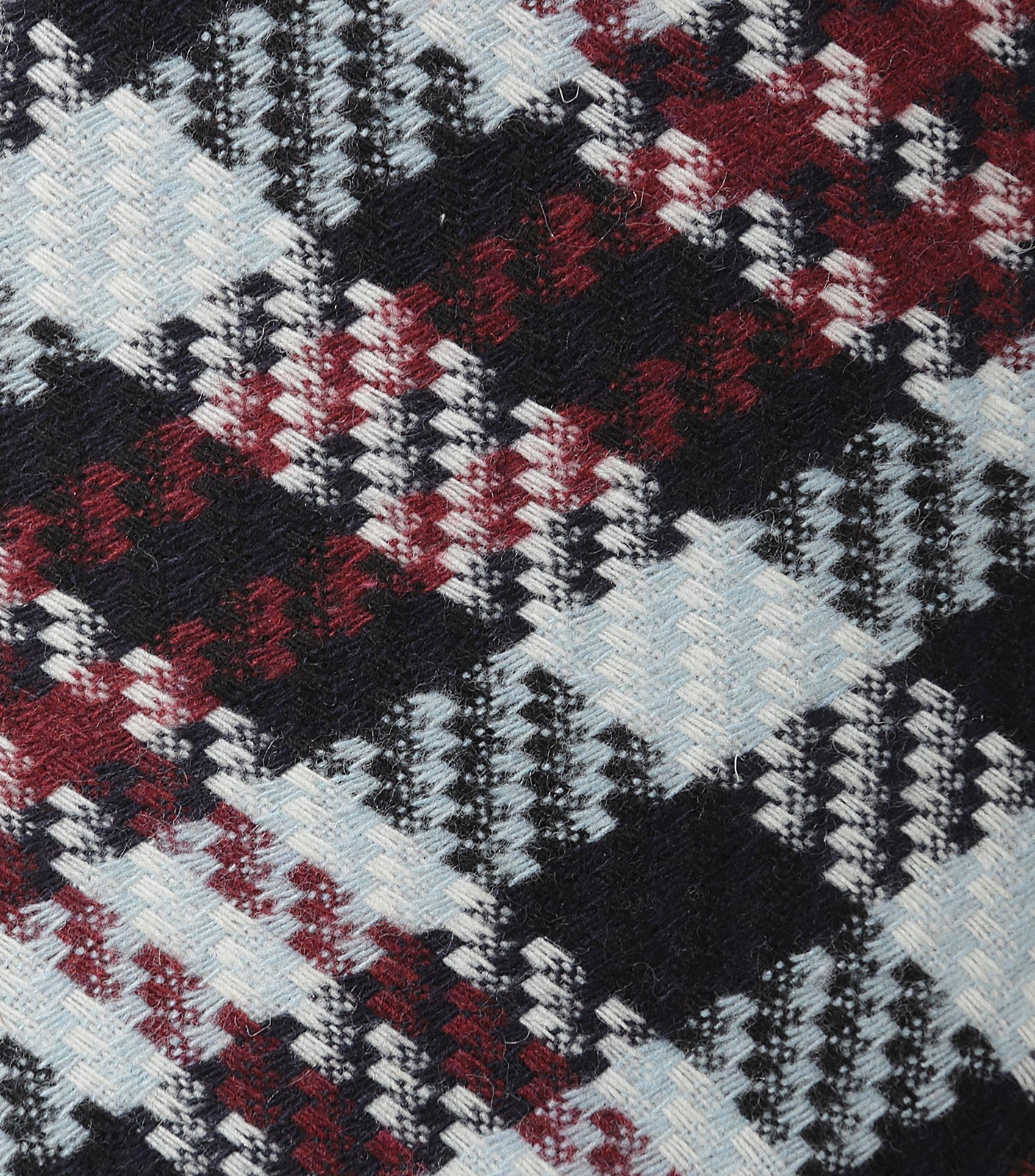 Vestido a Cuadros Granate y Azul