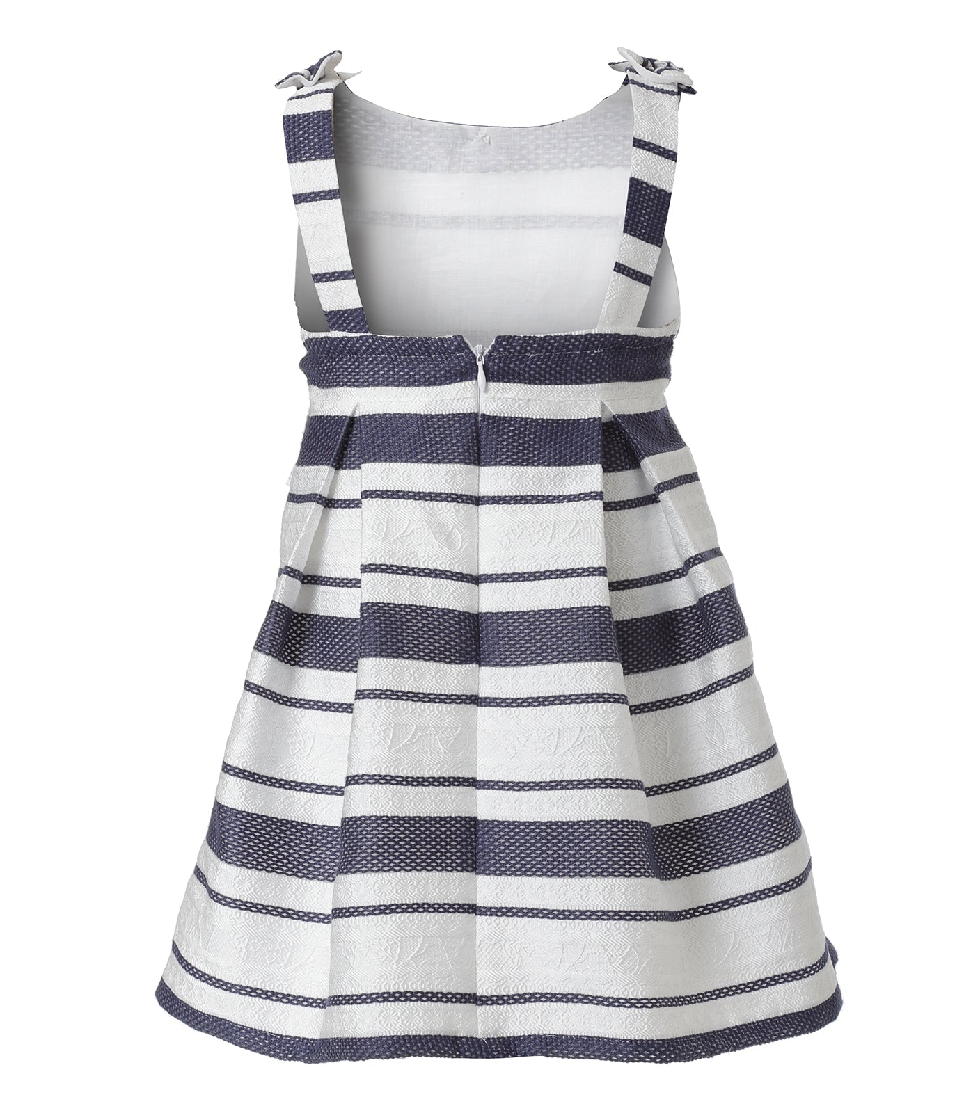 Vestido Jacquard Rayado Tirantes