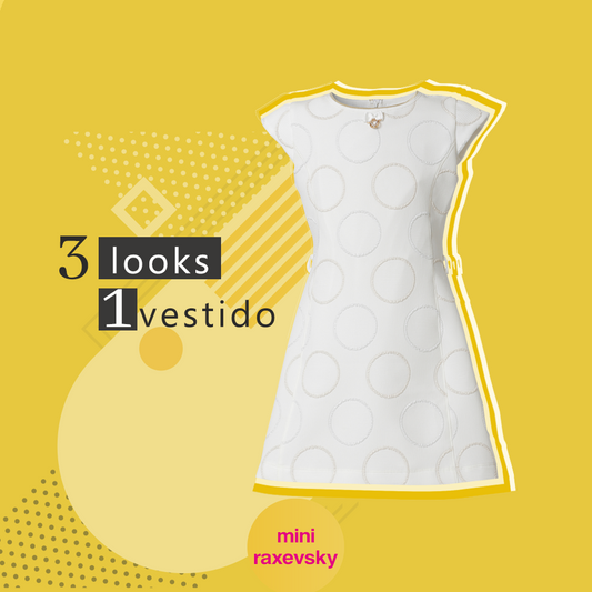 3 looks con 1 vestido