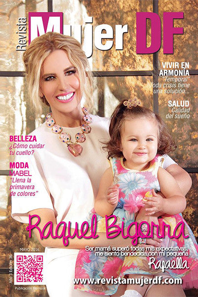 Raquel Bigorra y su pequeña Rafaella en Mini Raxevsky