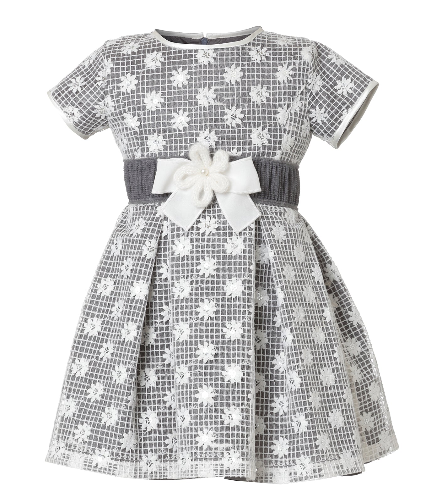 Vestido Gris Lentejuelas