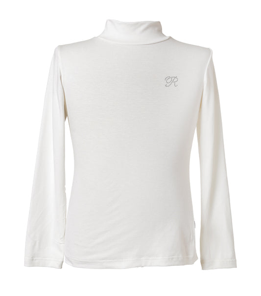 Blusa Mini Raxevsky Manga Larga Blanca