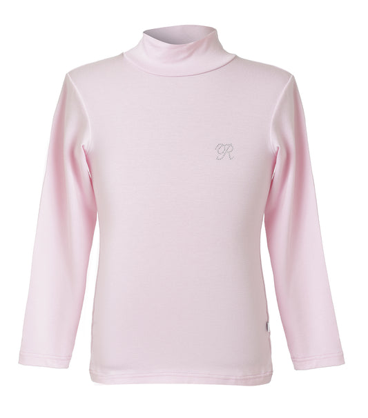 Blusa Rosa Cuello Alto