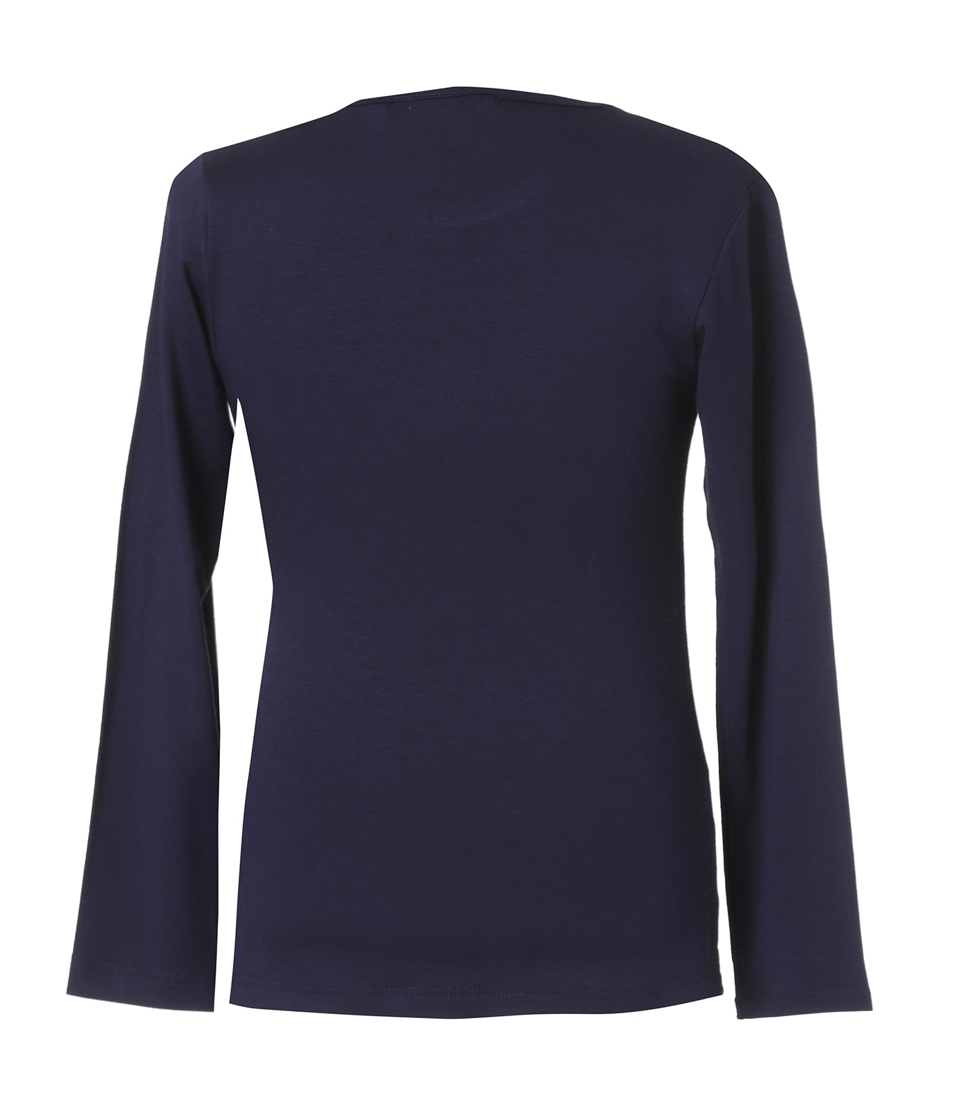 Blusa Cuello Redondo Azul