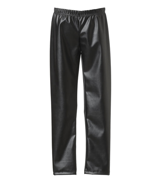 Leggings Negros Tipo Piel