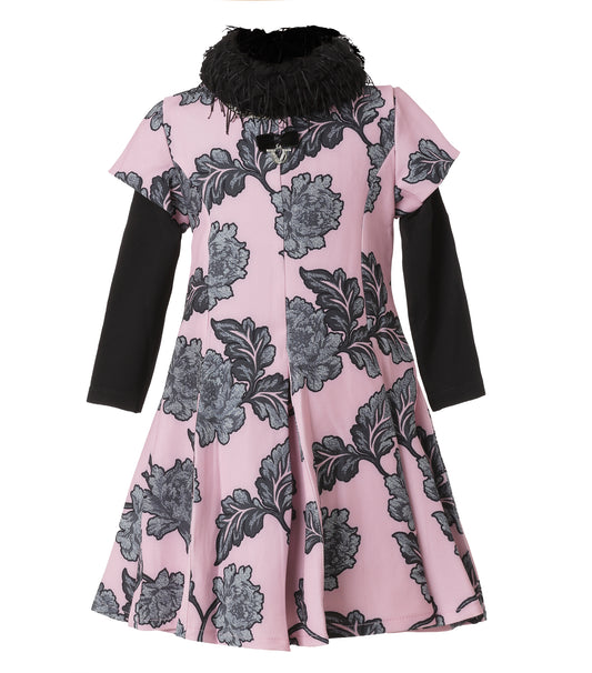 Vestido Floral con Collar Removible V19.69