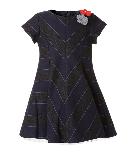Vestido Rayas Azules