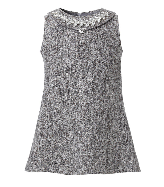 Vestido Gris Versace