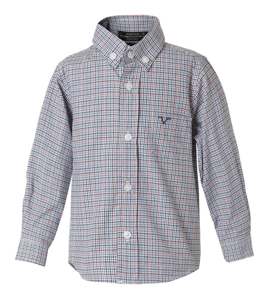 Camisa Cuadros Azul