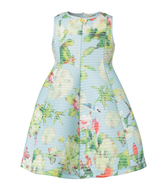 Vestido Acuarela Azul