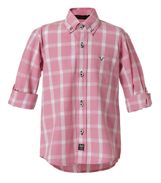 Camisa Cuadros Rosa V19.69