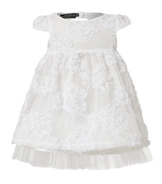 Vestido Encaje Bautizo Blanco