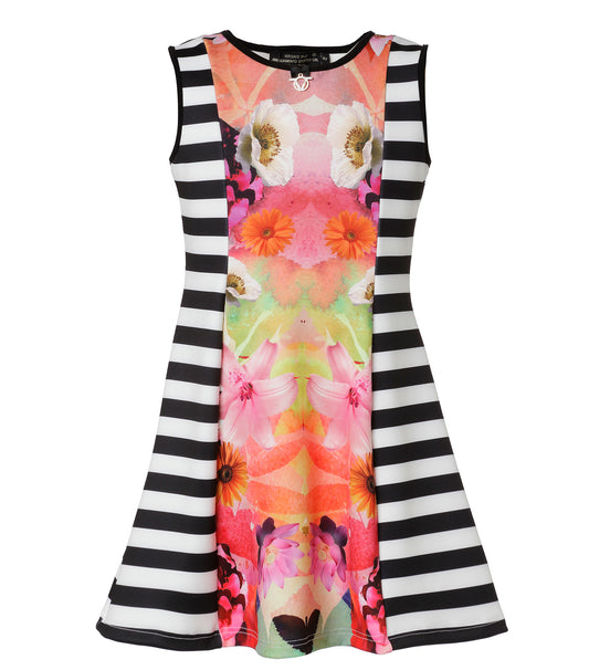Vestido Flores 3D V19.69