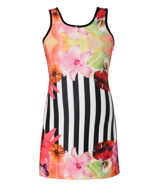 Vestido Flores 3D V19.69