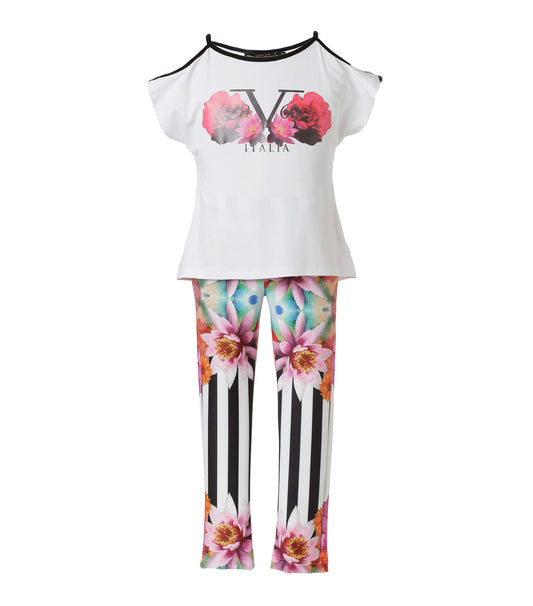 Set Flores 3D Leggings