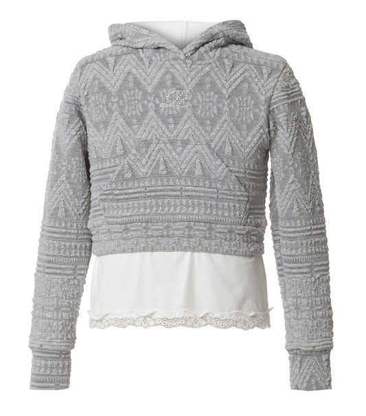 Sudadera Gris con Gorro